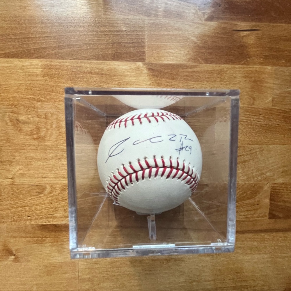 Jorge De La Rosa Signed Baseball